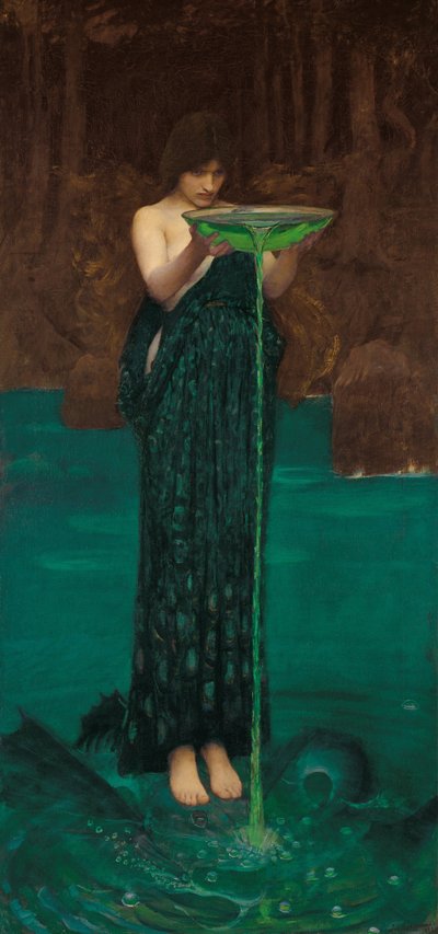 Circe Invidiosa de John William Waterhouse