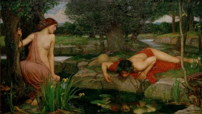 Eco y Narciso de John William Waterhouse