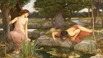 Eco y Narciso de John William Waterhouse