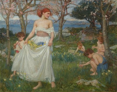 Canción de primavera de John William Waterhouse