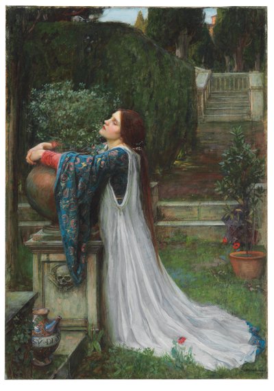 Isabela y la maceta de albahaca, 1907 de John William Waterhouse