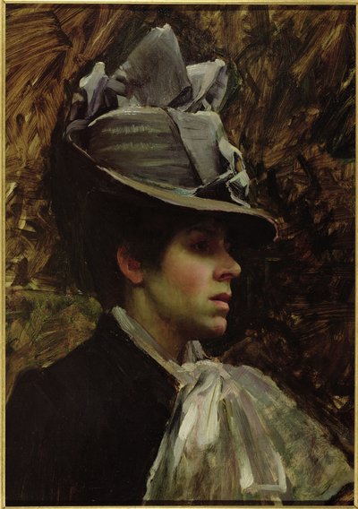 Retrato de la Esposa del Artista de John William Waterhouse