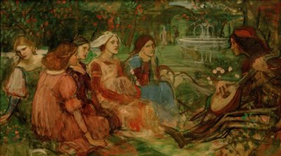 El Decamerón de John William Waterhouse