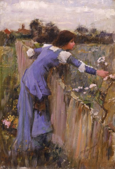 El Recolector de Flores de John William Waterhouse
