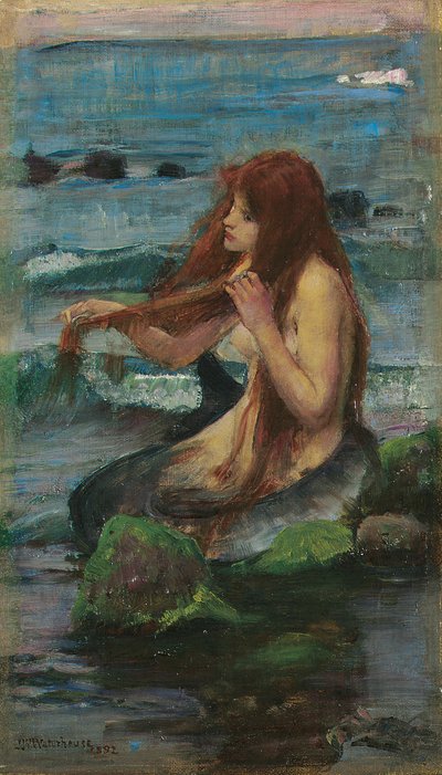 La sirena, 1892 de John William Waterhouse