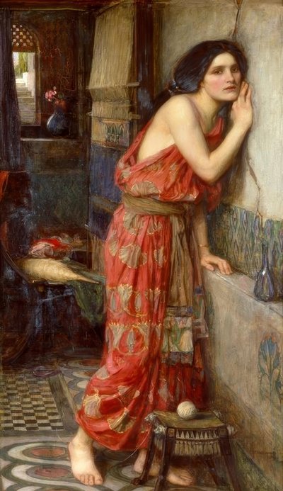 Thisbe o la oyente de John William Waterhouse
