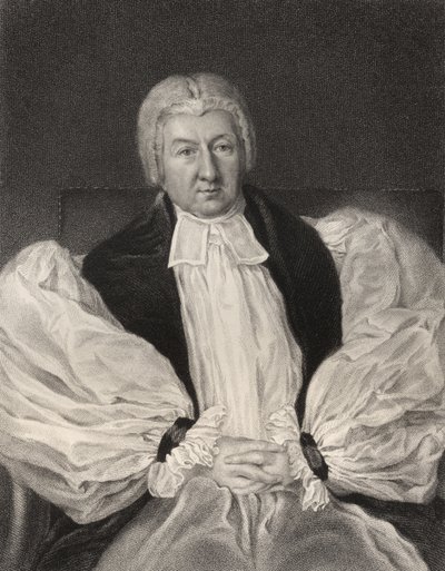 Herbert Marsh, Lord Obispo de Peterborough, grabado por John Cochran, de 
