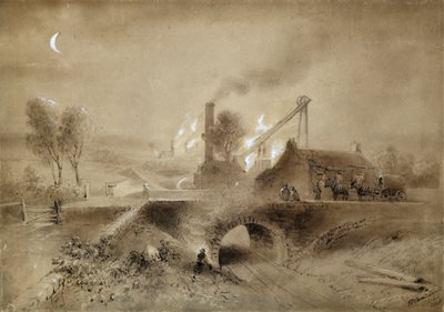 Cabeza de mina y ferrocarril de John Wilson (after) Carmichael