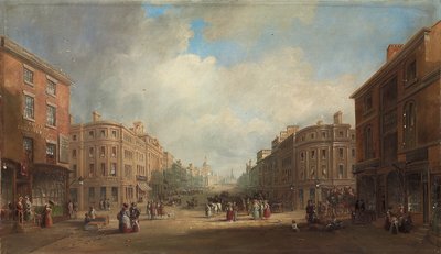 Esquema Propuesto para una Nueva Calle, Newcastle, 1831 de John Wilson Carmichael