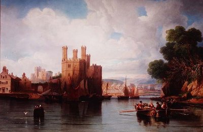 Castillo de Caernarvon de John Wilson Carmichael