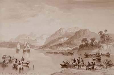 Diseño No 2 para el Capitán Cook en los Trópicos de John Wilson Carmichael