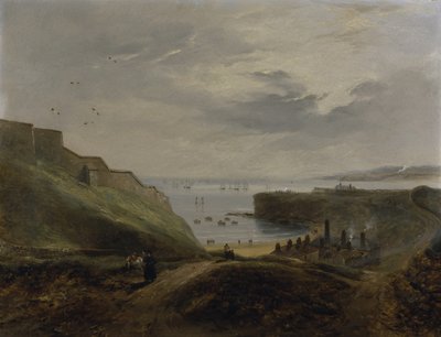 Haven del Prior, Tynemouth - Amanecer de John Wilson Carmichael