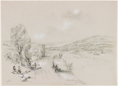 Ridley Hall, Bardon Mill, 1837 de John Wilson Carmichael