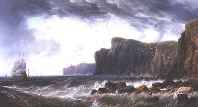 Embarcaciones cerca de Guernsey, cerca de Prevost de John Wilson Carmichael