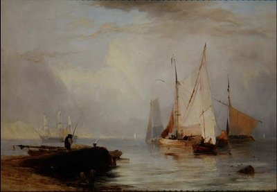Escena de Pesca en el Norte de Inglaterra de John Wilson Ewbank