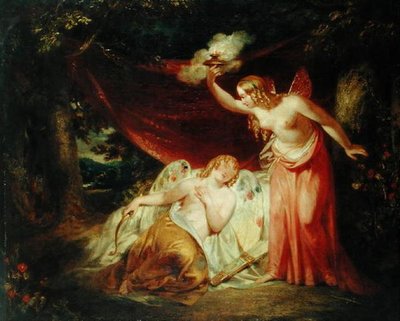 Psique enamorada de Cupido de John Wood