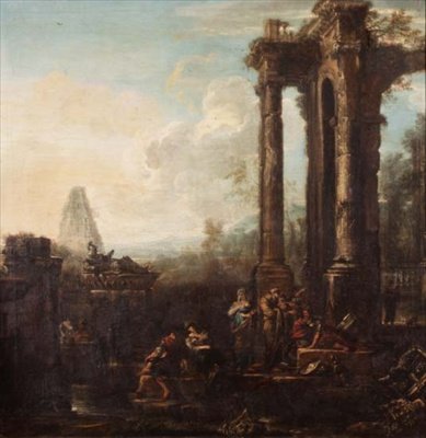 Un capricho de ruinas clásicas de John Wootton