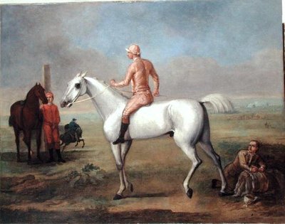 Semental Árabe con Jinete de John Wootton