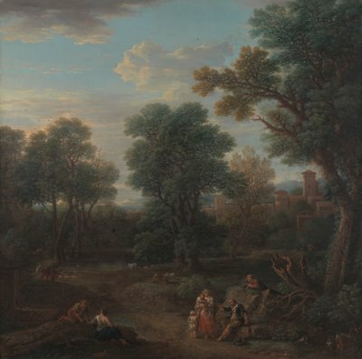 Paisaje clásico: Mañana de John Wootton