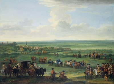 Jorge I (1660-1727) en Newmarket, 4 o 5 de octubre de 1717, c.1717 de John Wootton