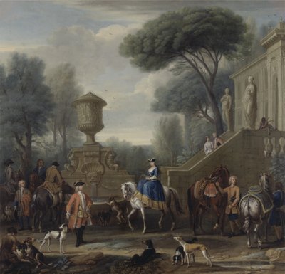 Preparativos para la caza, c.1740-50 de John Wootton