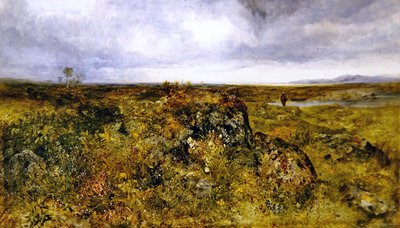 Pescando en un Río de John Wright Oakes