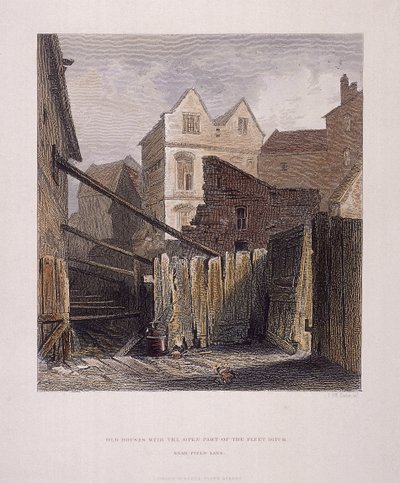 Río Fleet, Londres, 1851 de John Wykeham Archer