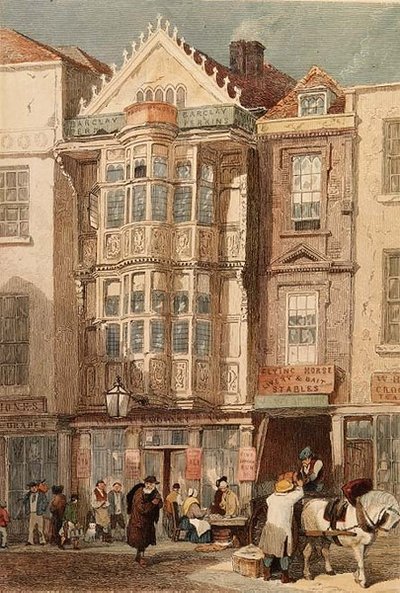 Casa de Sir Paul Pindar, Bishopsgate de John Wykeham Archer