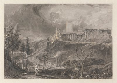 Castillo y ciudad de Richmondshire de John Wykeham Archer
