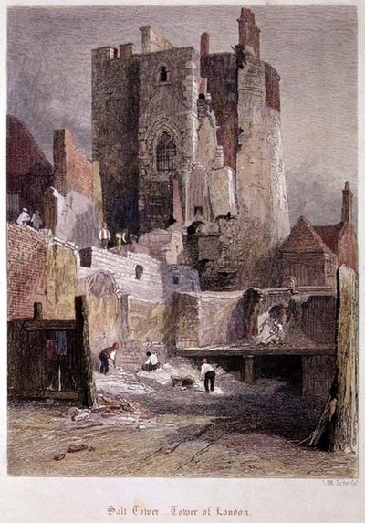 Torre de Londres: La Torre de la Sal de John Wykeham Archer