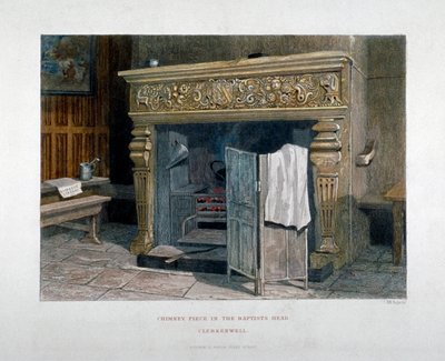 Vista de una chimenea en el Baptist