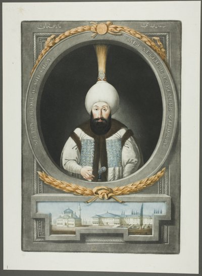 Abdul Hamid Khan, de Retratos de los emperadores de Turquía de John Young