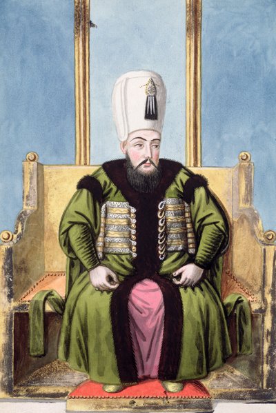 Ahmed I, Emperador Otomano, 1808 de John Young