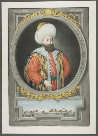 Bajazet Kahn I, de Retratos de los Emperadores de Turquía de John Young