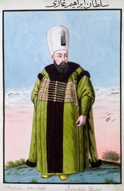 Ibrahim I, Emperador Otomano, 1808 de John Young
