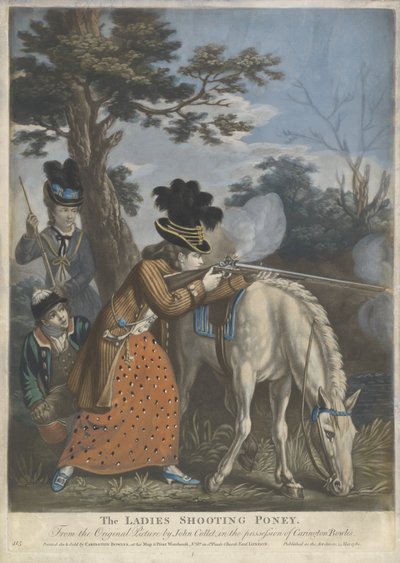 El Poney de Tiro de las Damas, 1780 de John after Collet