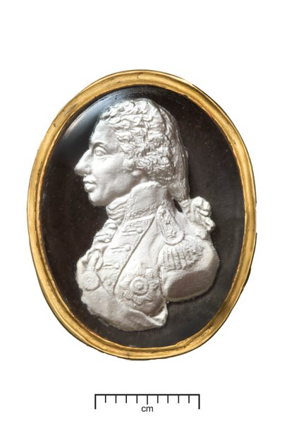 Anillo de oro del almirante Lord Nelson, c.1820 (oro y sulfuro) de John after De Vaere