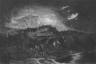 La caída de los muros de Jericó de John after Martin