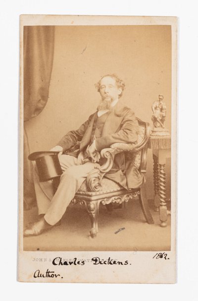 Carte-de-visite de Charles Dickens de John and Charles Watkins