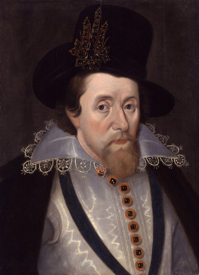 Rey Jaime I de Inglaterra y VI de Escocia de John de Critz