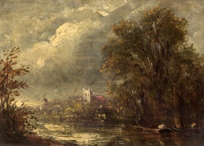 En el Stour, siglo XIX de John manner of Constable