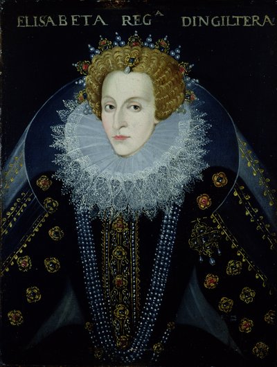Retrato de la Reina Isabel I (1533-1603) de John the Elder (circle of) Bettes