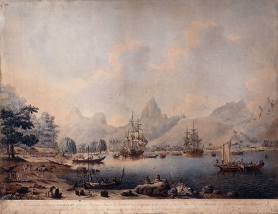 Vista de Moorea, 1787 de John the Younger Cleveley