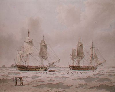 Expedición del comodoro Phipps de John the Younger Cleveley