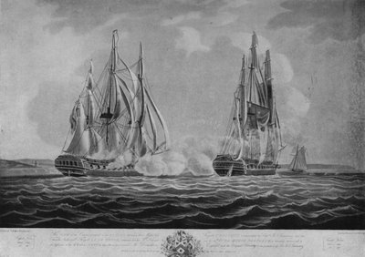 Captura de la Reunión, c. 1794 de John william Edy