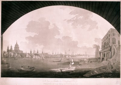 Ciudad de Londres desde el Puente de Blackfriars de John william Edy