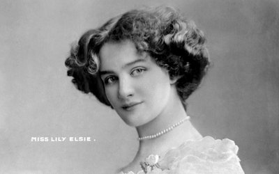 Lily Elsie 1886-1962, actriz inglesa, principios del siglo XX de Johnston and Hoffman