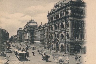Vista de los Edificios de los Escritores, Calcuta, c1910 de Johnston and Hoffmann
