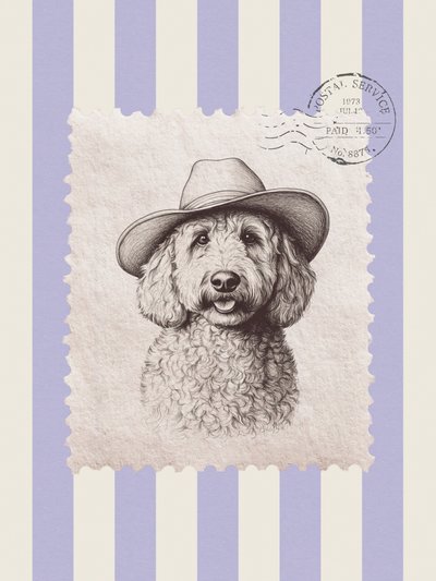 Sello de garabatos de vaqueros de Jolly and Dash