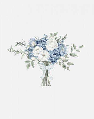 Ramo floral azul delicado de Jolly and Dash